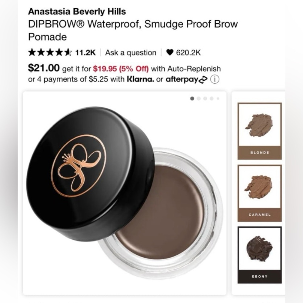 Anastasia Beverly Hills Dipbrow Brow Pomade soft brown